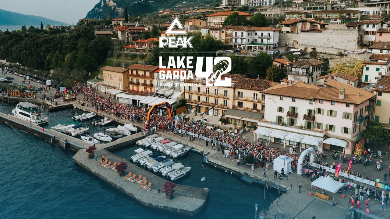 The PEAK LAKE GARDA 42 start on the Lake Garda waterfront