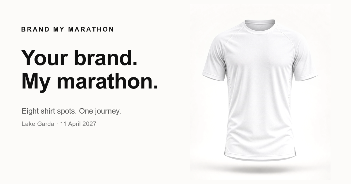 i've never run a marathon, i'm not a professional athlete, but either way i'm trying to sell thousan